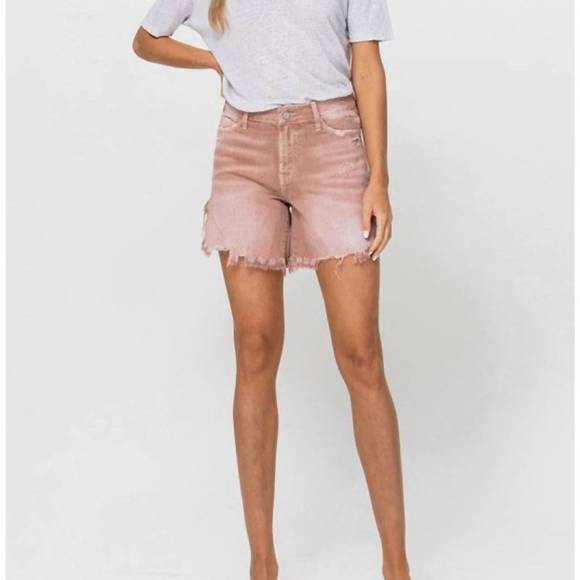 Vervet by Flying Monkey High Rise Denim Shorts